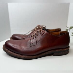 Beckett Simonon Sutton Derbies in Oak Full Grain Leather Dress Cas Shoes Size 14